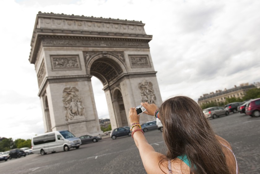 Arc de Triomphe et accès au toit